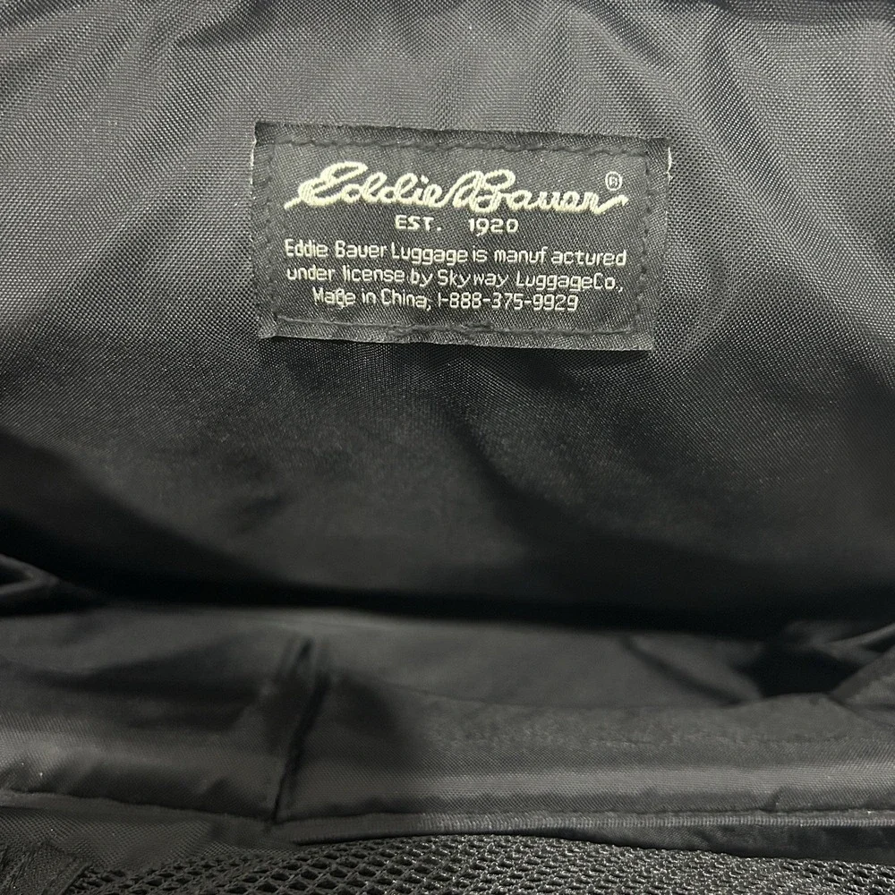 Eddie Bauer‎ Business Backpack Black Laptop Sleeve Office Backpack Travel Bag